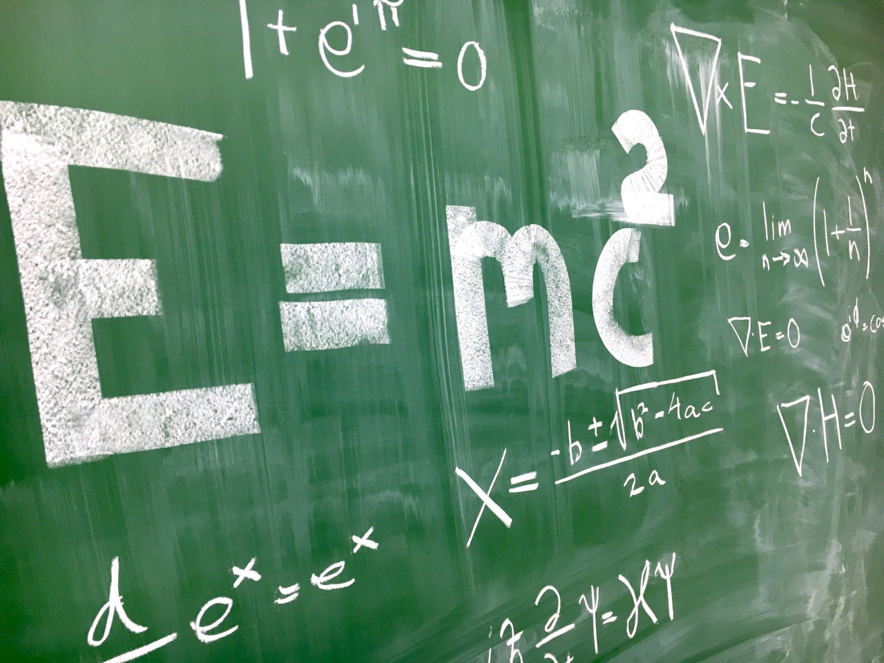 Einstein's Equation on Blackboard